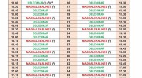 Sperando di farvi cosa gradita vi alleghiamo gli orari dei collegamenti La Maddalena-Palau e viceversa dal 1° Aprile al 31 Maggio. Conservateli.