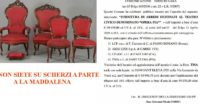 Continua il mistero degli arredi dell’Opera Pia. Anno 2012, il Comune spende 120.000 euro per 204 poltrone (da 400 euro cadauna), 60 sedie per musicisti e 30 […]